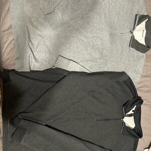Men’s large Columbia and Adidas sweaters